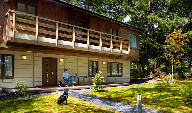 軽井沢マリオットホテル風景