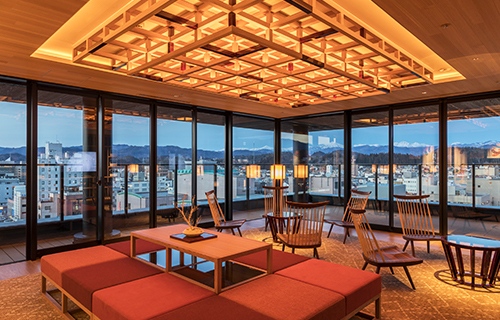 東急ステイ飛騨高山 結の湯_館内施設(展望ラウンジ)