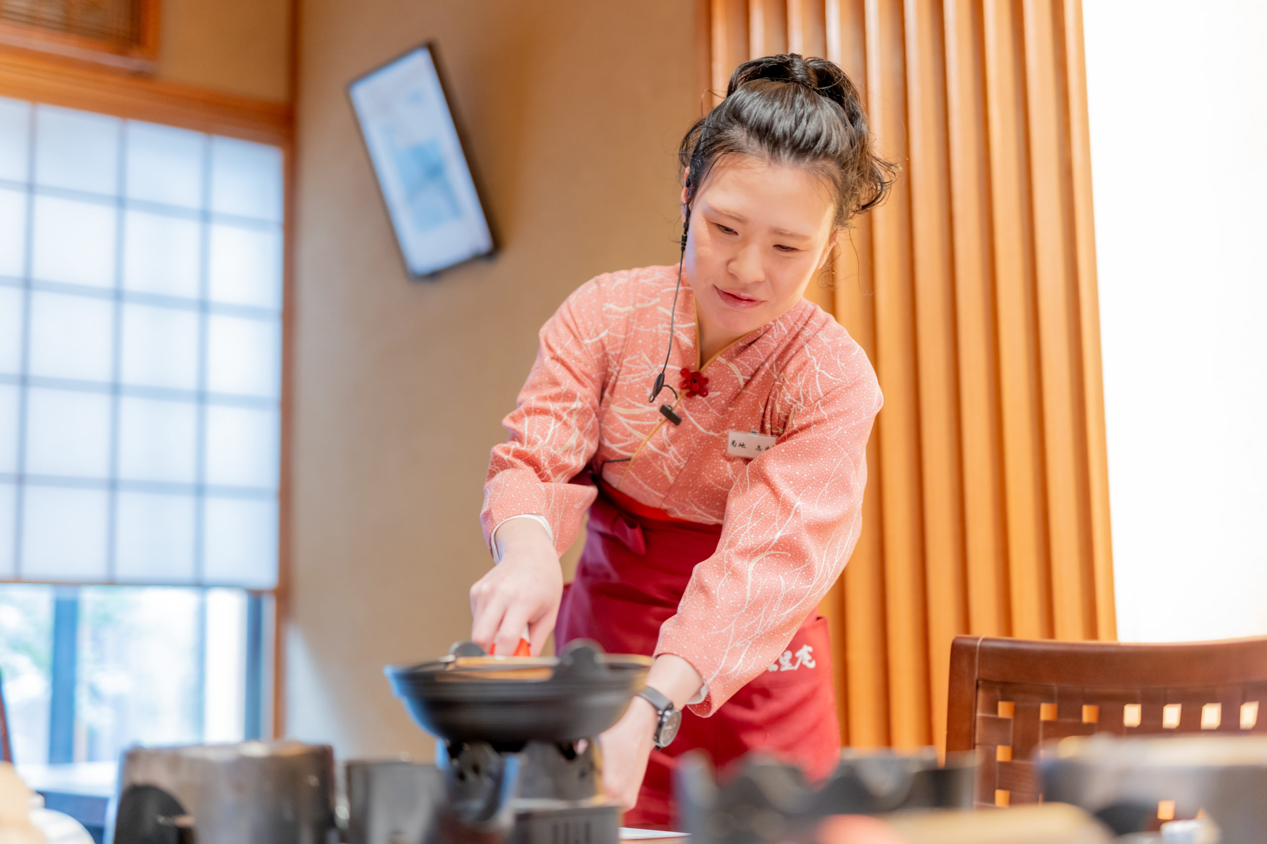 ゆとりあん　接客