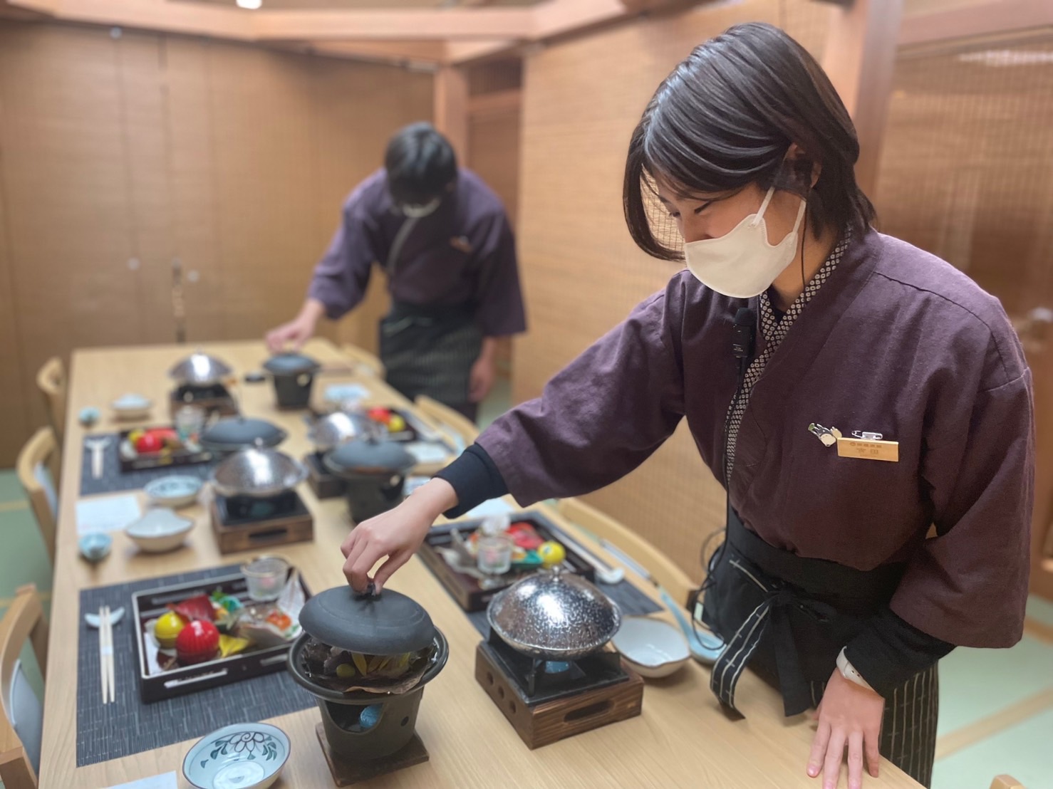 豊田温泉　旅館スタッフnに